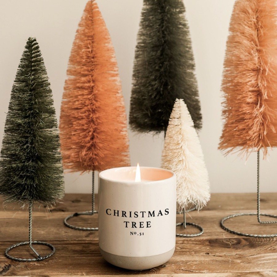 Home Accessories Sweet Water Decor View All Home Accessories | Christmas Tree Soy Candle In Stoneware Jar