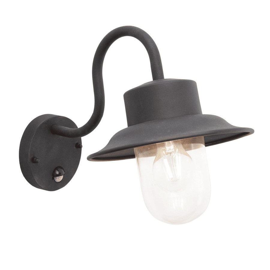 Lighting Silver Mushroom Outdoor Lighting | Silver Mushroom Fenton Pir Outdoor Wall Light