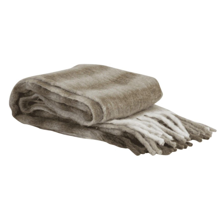 Home Accessories Silver Mushroom Blankets & Throws | Silver Mushroom Adele Brown Throw 150 X 125Cm