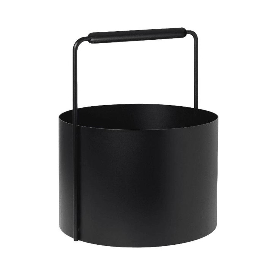 Home Accessories Blomus View All Home Accessories | Blomus Ashi Firewood Basket - Black