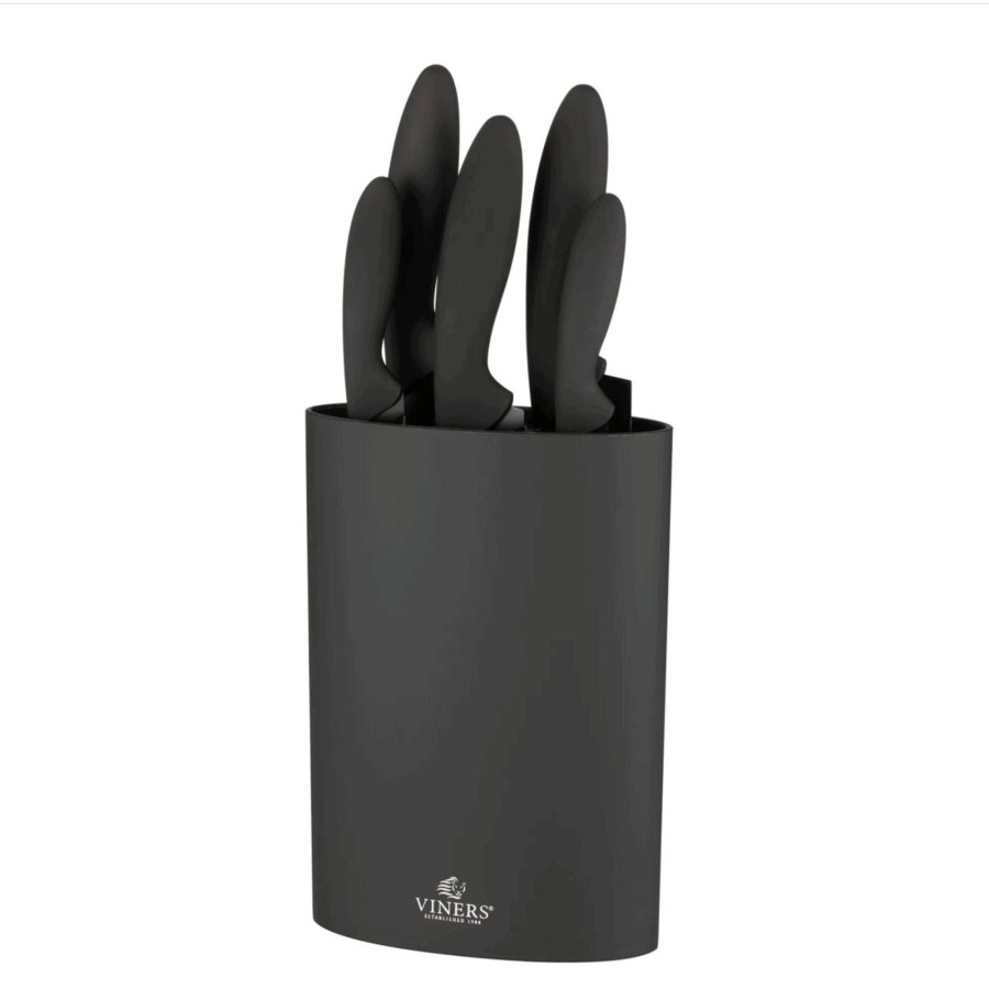 Kitchenware Viners Knives & Knife Blocks | Viners Assure 5 Piece Knife Block Set