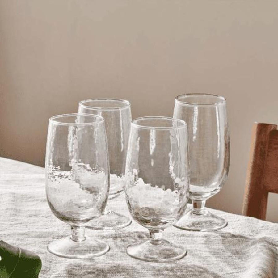 Kitchenware Nkuku Glassware & Barware | Nkuku Yala Glass - Clear (Set Of 4)