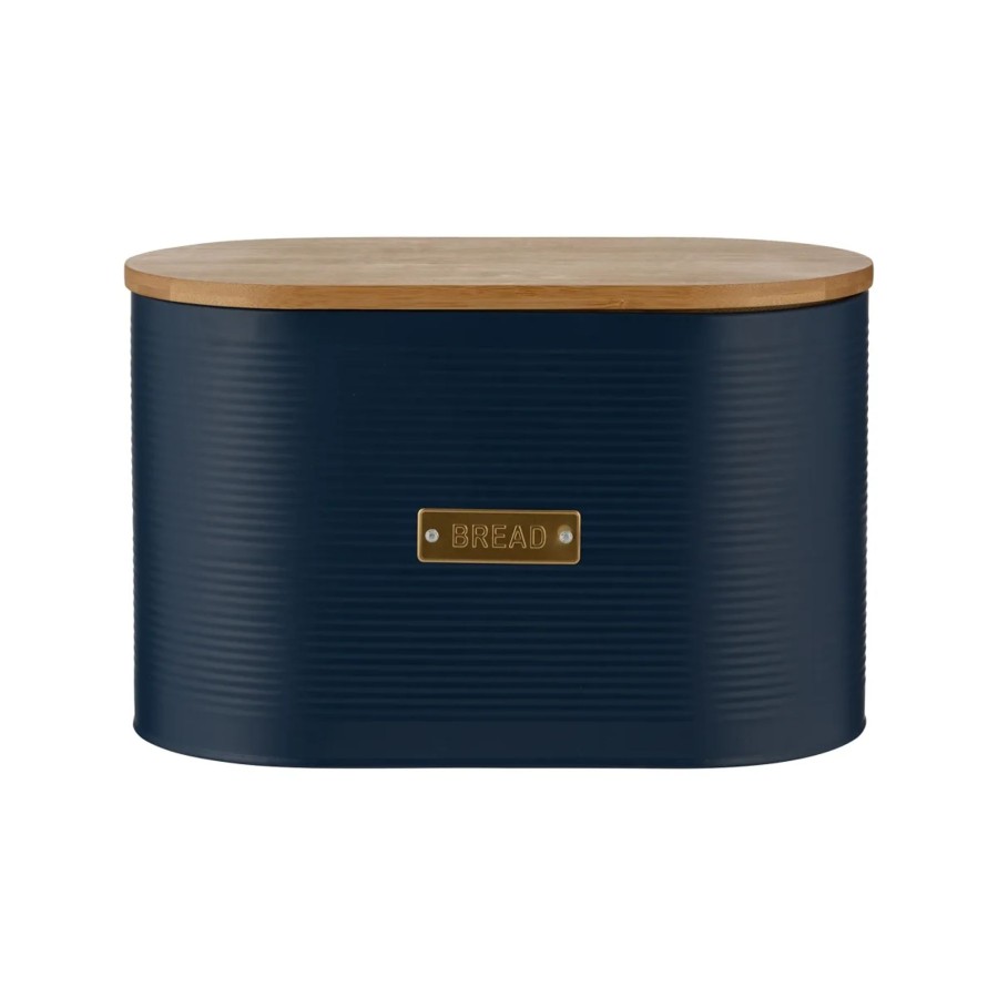 Kitchenware Typhoon Living Kitchen Storage | Typhoon Living Otto Navy Bread Bin