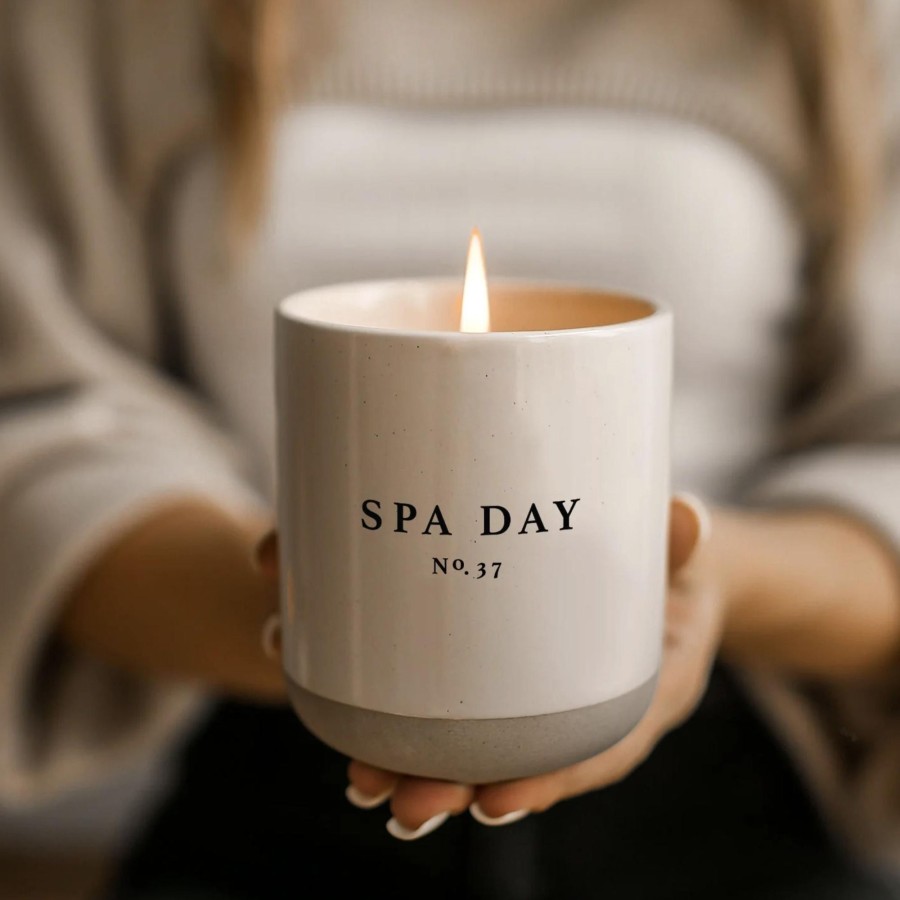 Home Accessories Sweet Water Decor View All Home Accessories | Spa Day Soy Candle In Stoneware Jar