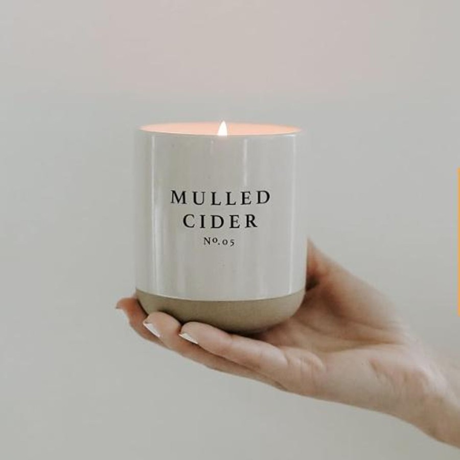 Home Accessories Sweet Water Decor View All Home Accessories | Mulled Cider Soy Candle In Stoneware Jar