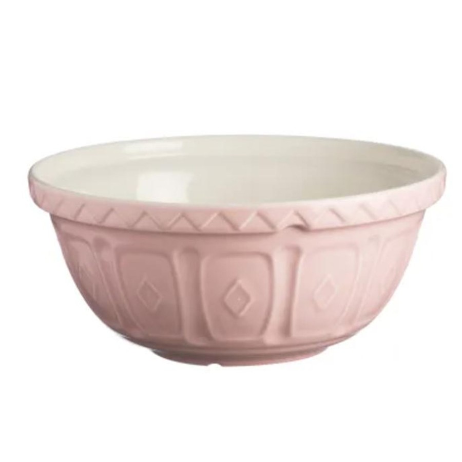 Kitchenware Mason Cash Bakeware | Mason Cash Colour Mix 26Cm Powder Pink Mixing Bowl