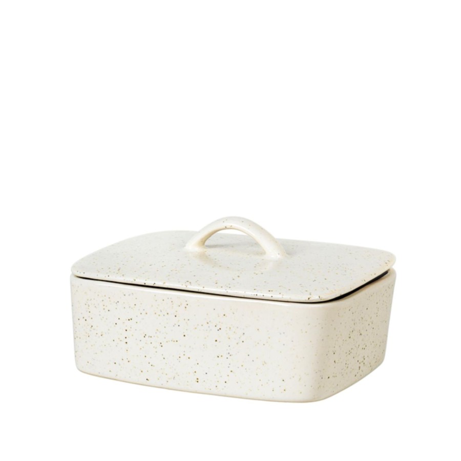 Kitchenware Broste Copenhagen Kitchen Accesories | Broste Copenhagen Nordic Vanilla Butter Dish