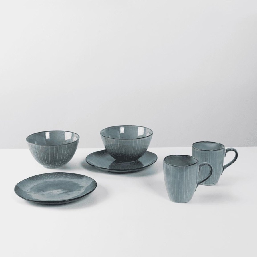 Kitchenware Broste Copenhagen Tabletop | Broste Copenhagen Nordic Sea Breakfast Set For Two