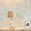 Lighting Nkuku Table Lamps | Nkuku Baba Clear Glass Lamp- Small/Wide