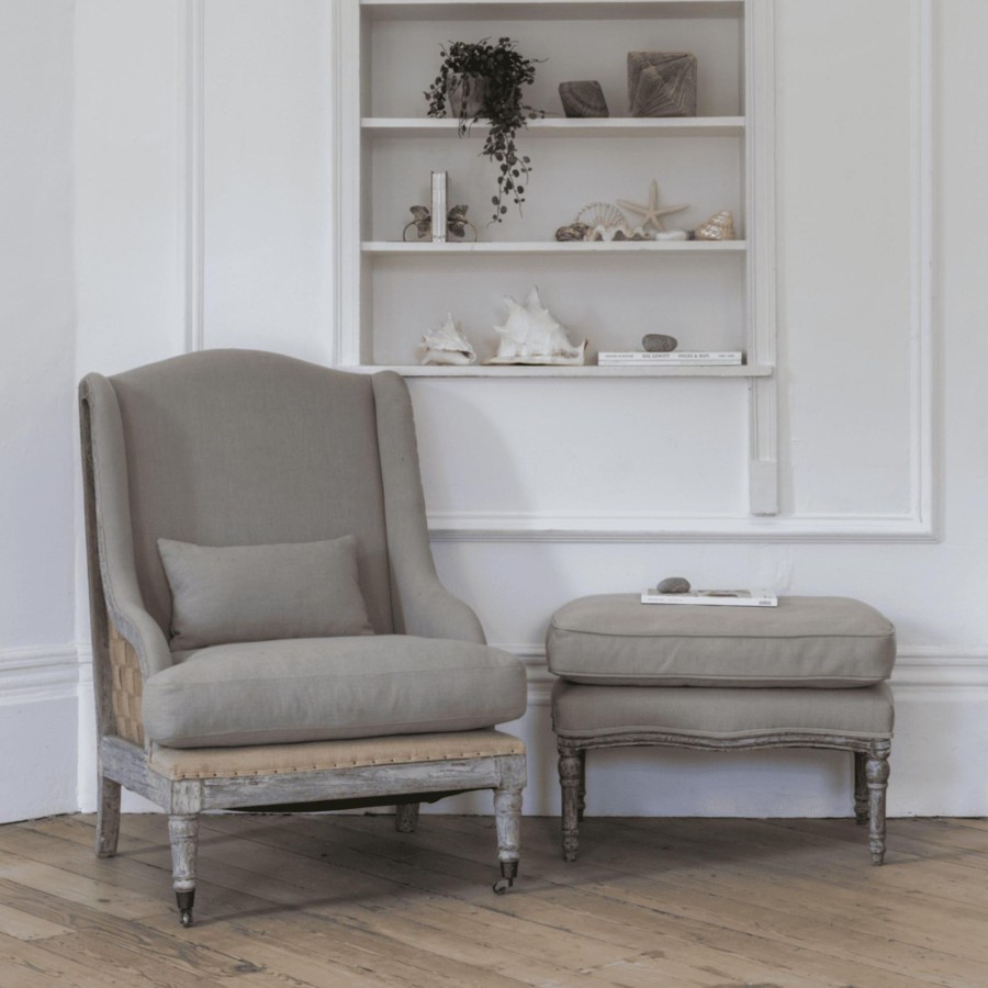 Furniture Silver Mushroom Christmas Armchairs | Silver Mushroom Deconstructed-Style Armchair In Taupe