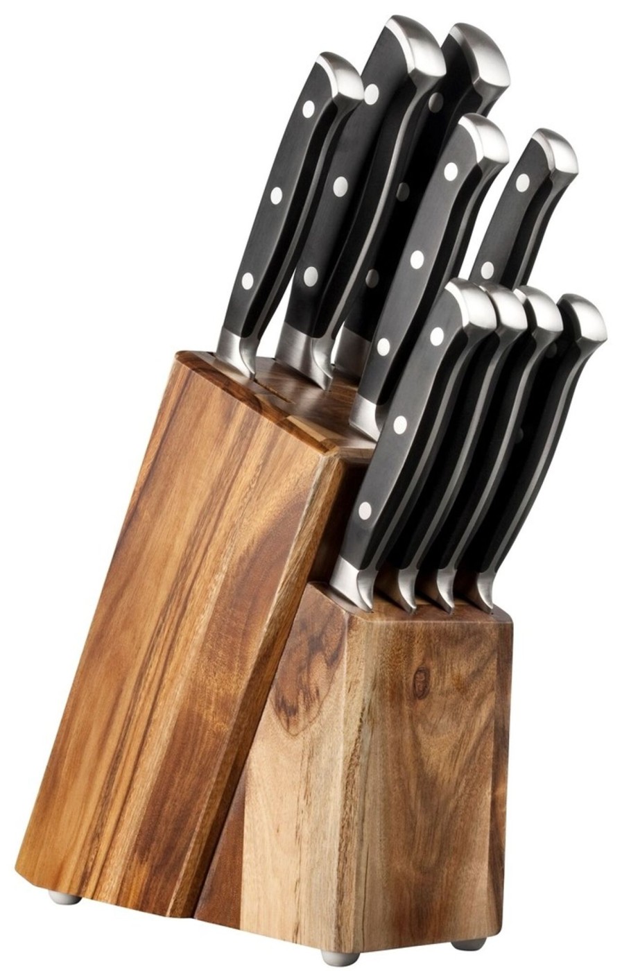 Kitchenware Taylors Eye Witness Knives & Knife Blocks | Taylor'S Eye Witness 9Pc Acacia Knife Block Set