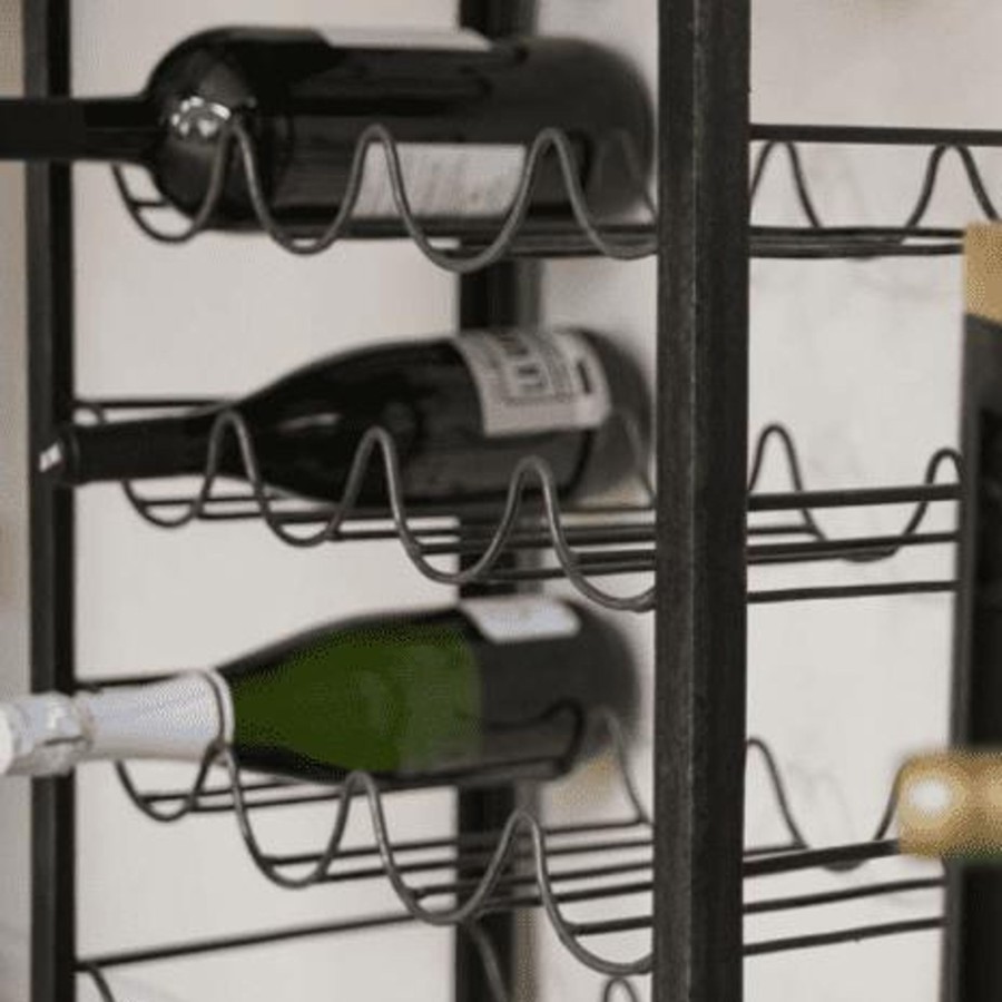 Kitchenware Nkuku Glassware & Barware | Nkuku Obra Industrial Wine Rack - Small