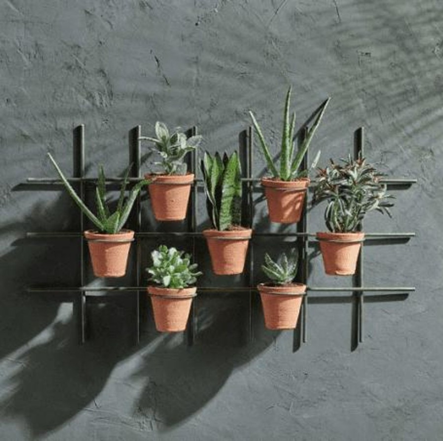 Outdoor Nkuku Planters | Nkuku Jara Terracotta Wall Hung Planter