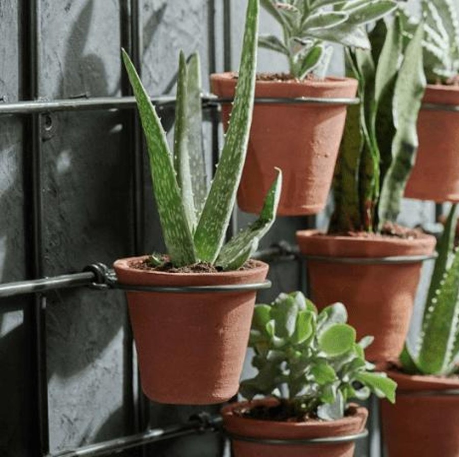 Outdoor Nkuku Planters | Nkuku Jara Terracotta Wall Hung Planter