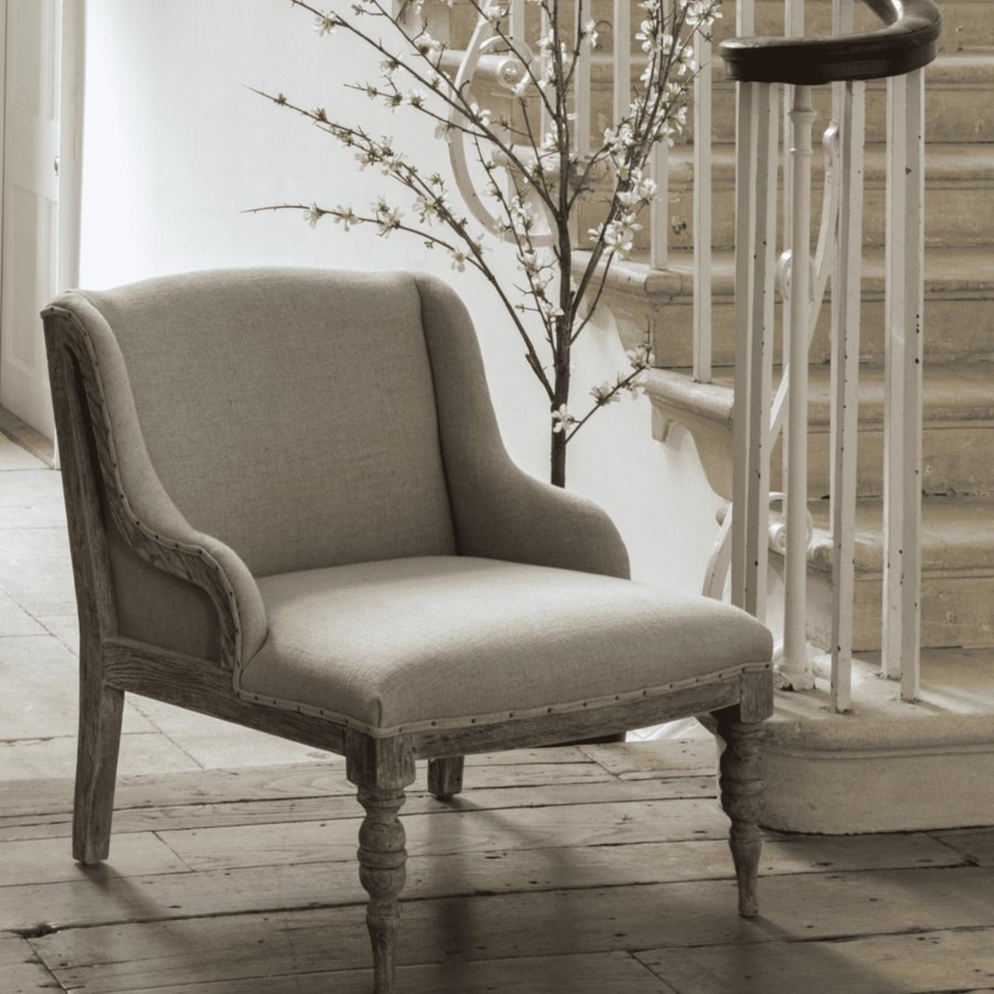 Furniture Silver Mushroom Christmas Armchairs | Silver Mushroom Margot Occasional Chair In Taupe