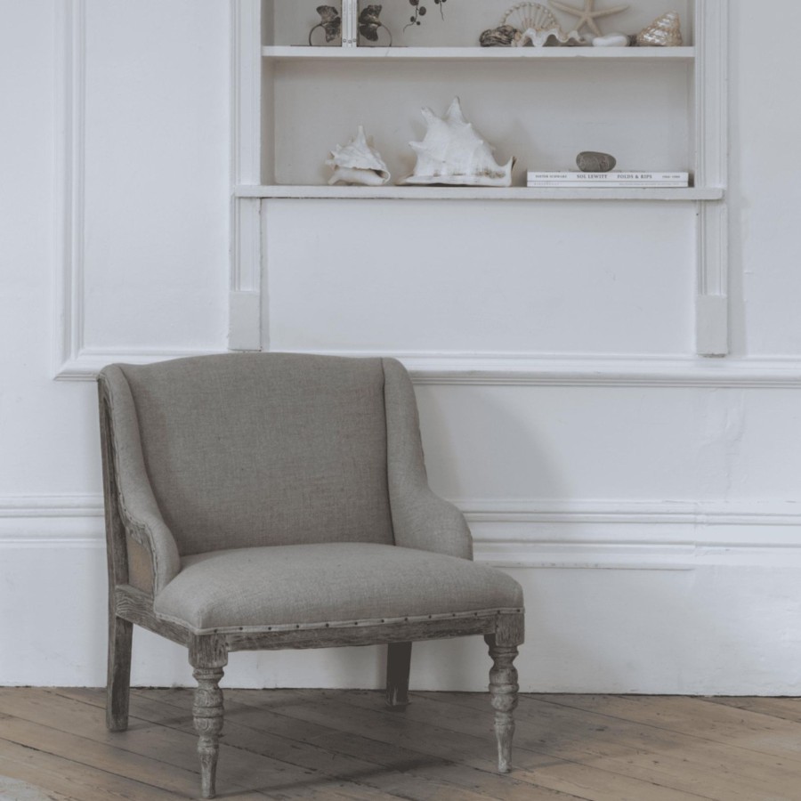 Furniture Silver Mushroom Christmas Armchairs | Silver Mushroom Margot Occasional Chair In Taupe