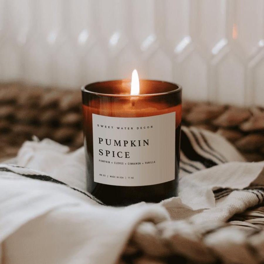 Home Accessories Silver Mushroom View All Home Accessories | Pumpkin Spice Soy Candle - Amber Jar