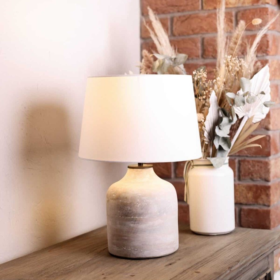 Lighting Also Home Table Lamps | Also Home Vara Mango Wood Small Table Lamp