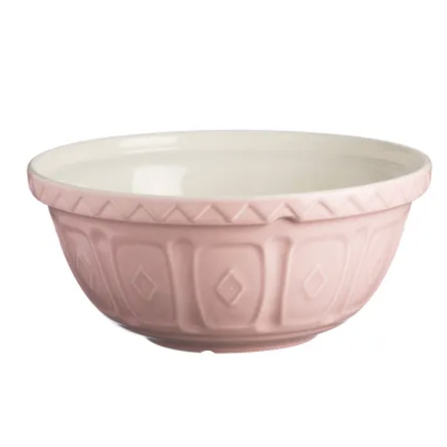 Kitchenware Mason Cash Bakeware | Mason Cash Colour Mix 24Cm Powder Pink Mixing Bowl