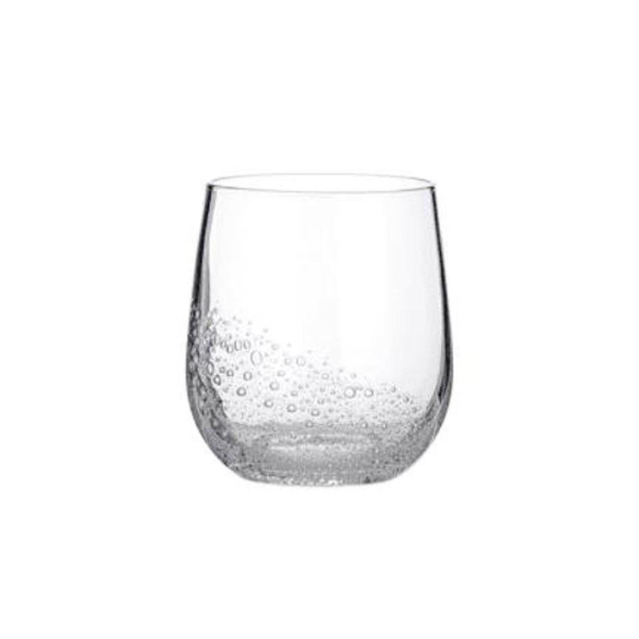 Kitchenware broste copenhagen Glassware & Barware | Broste Copenhagen Bubble Glass Small Tumbler - Set Of 4