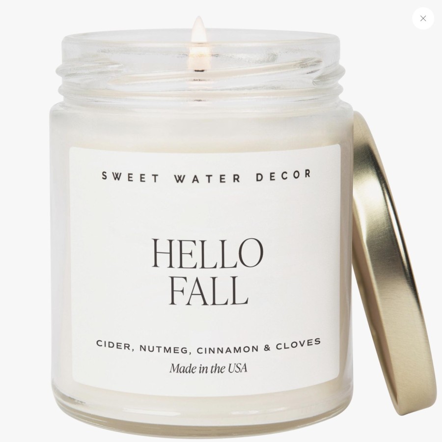 Home Accessories Sweet Water Decor View All Home Accessories | Hello Fall Soy Candle