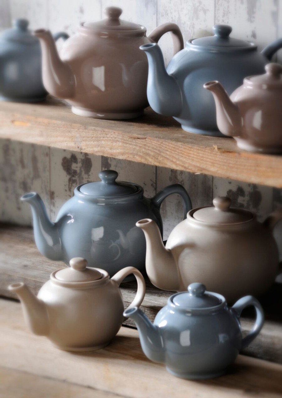 Kitchenware Price & Kensington Mugs & Teapots | Price And Kensington Matt Grey 2 Cup Teapot Soft Grey