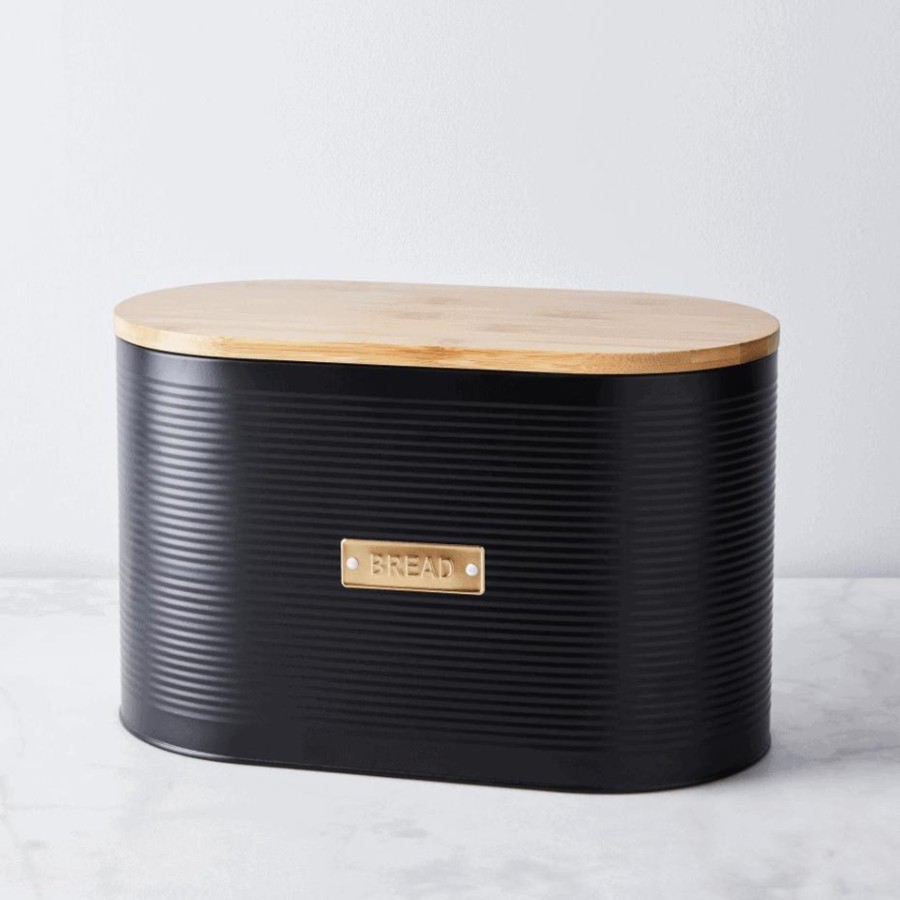 Kitchenware Typhoon Living Kitchen Storage | Typhoon Living Ebony Bread Bin