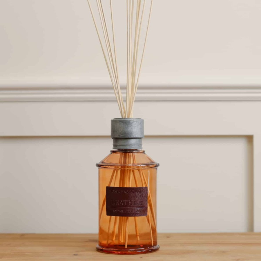 Home Accessories Silver Mushroom Label View All Home Accessories | Silver Mushroom Label Vintage Leather 1000Ml Reed Diffuser