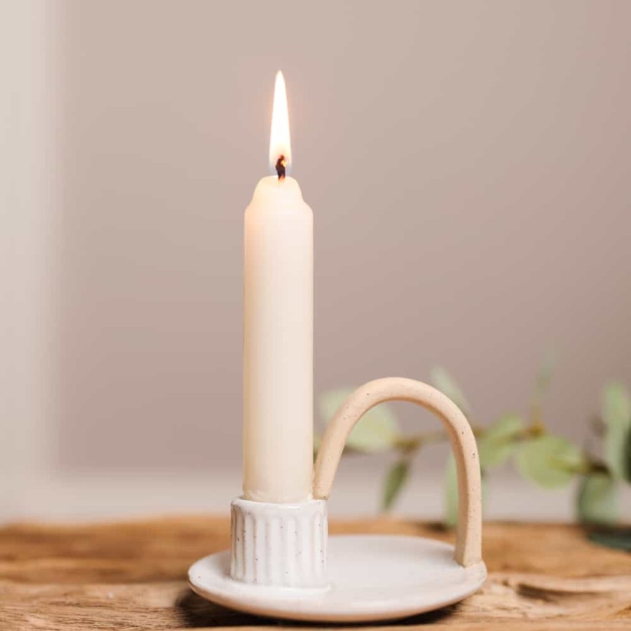 Home Accessories Silver Mushroom View All Home Accessories | Silver Mushroom Wee Willy Winkee Candle Holder - Cream White