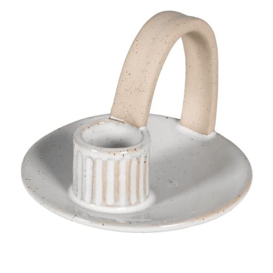 Home Accessories Silver Mushroom View All Home Accessories | Silver Mushroom Wee Willy Winkee Candle Holder - Cream White