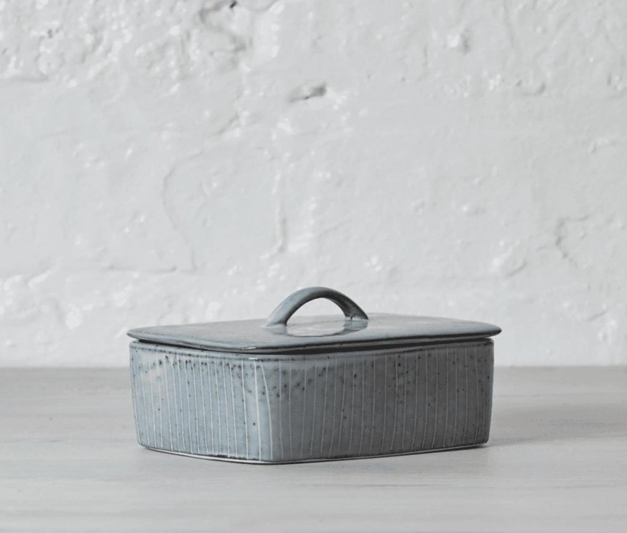 Kitchenware Broste Copenhagen Kitchen Accesories | Broste Copenhagen Nordic Sea Butter Dish