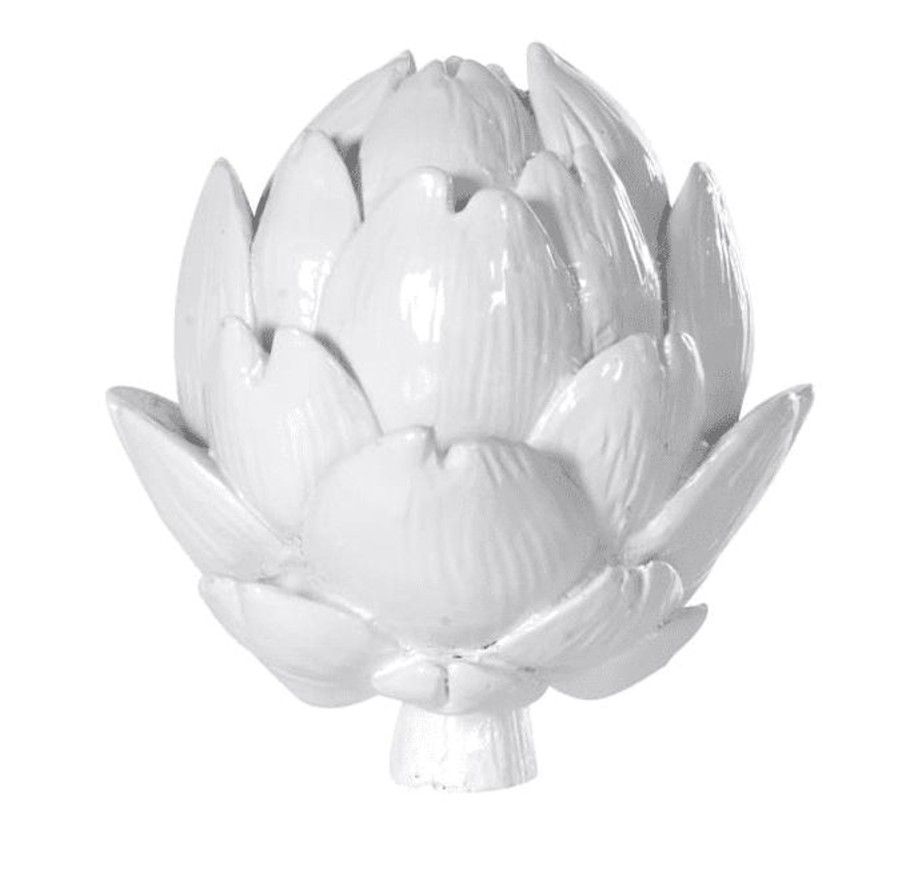 Home Accessories Silver Mushroom Christmas View All Home Accessories | Silver Mushroom Label White Ceramic Artichoke Ornament