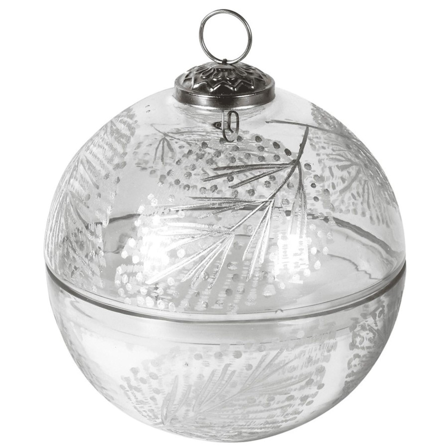 Home Accessories Silver Mushroom Christmas View All Home Accessories | Silver Mushroom Label Balsam Bauble Candle - Medium