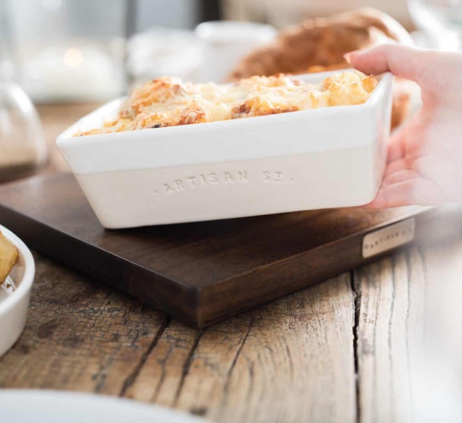 Kitchenware Artisan Street Servingware | Artisan Street Small Rectangular Ceramic Roaster