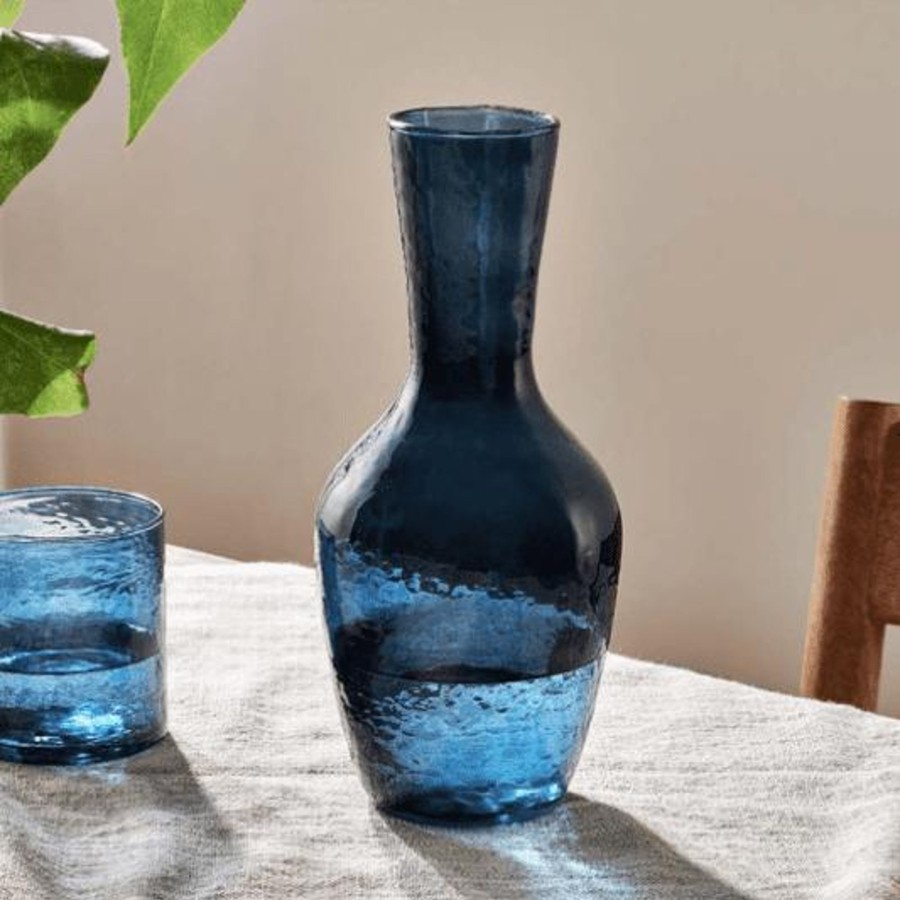 Kitchenware Nkuku Kitchen Accesories | Nkuku Yala Hammered Jug - Indigo