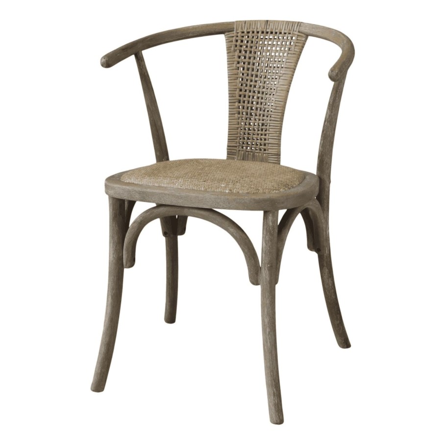 Furniture Chic Antique Chairs | Chic Antique French Dining Chair With Wicker Seat