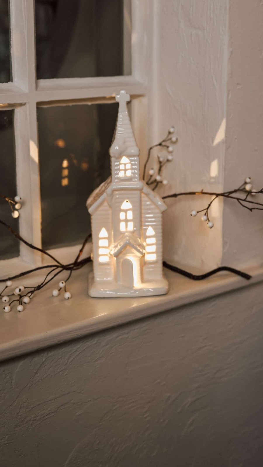 Home Accessories Silver Mushroom Christmas View All Home Accessories | Silver Mushroom Label Led Christmas Snow Church