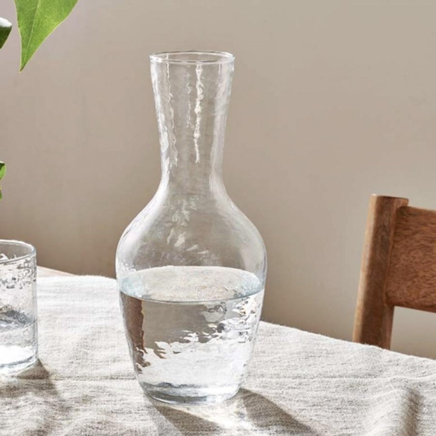 Kitchenware Nkuku Kitchen Accesories | Nkuku Yala Hammered Jug - Clear